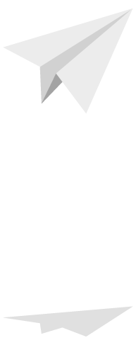 Illustration eines Papierflugzeugs